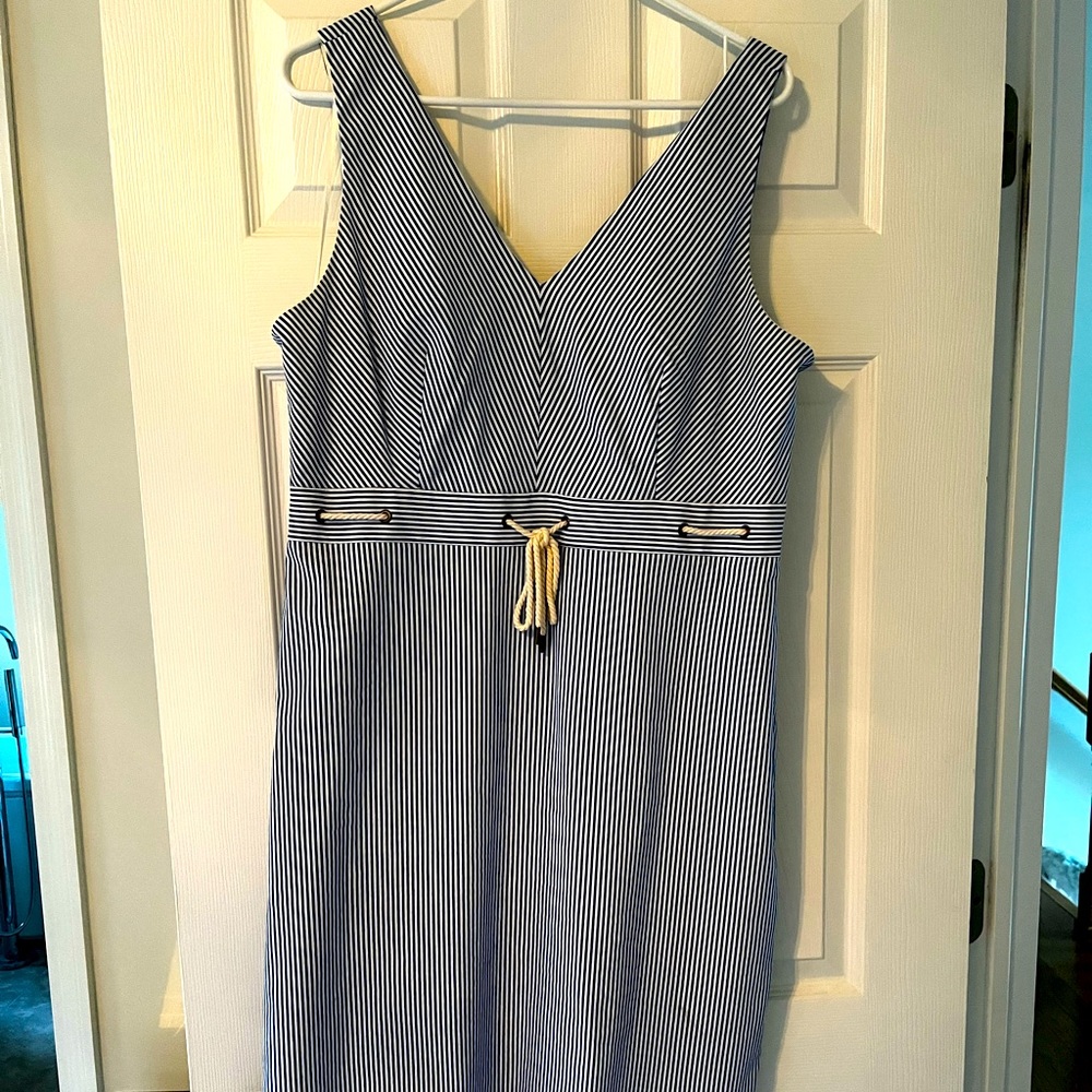 J. Crew blue and white nautical dress